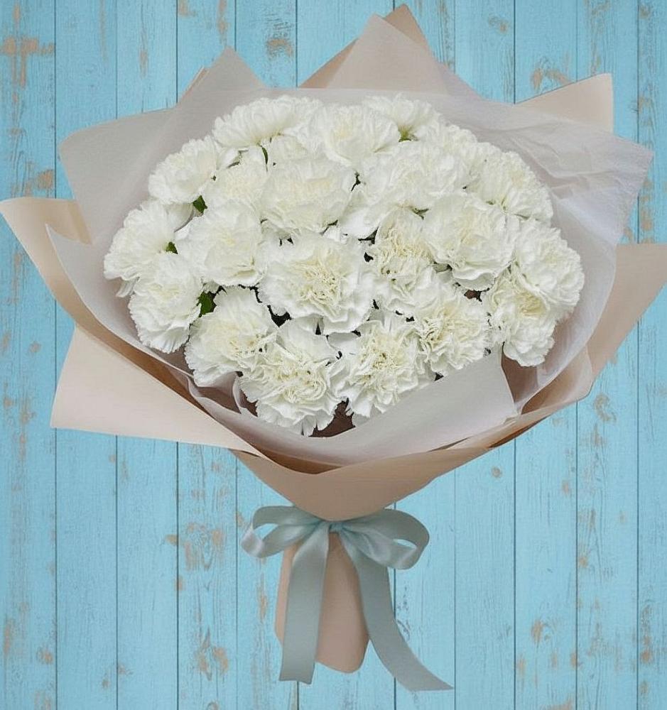 Букет цветов из: Гвоздики в Спасске Кемеровской области