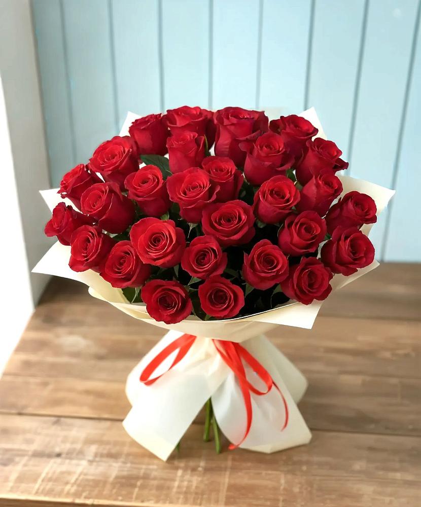 Букет 29 Красных роз в Спасске Кемеровской области