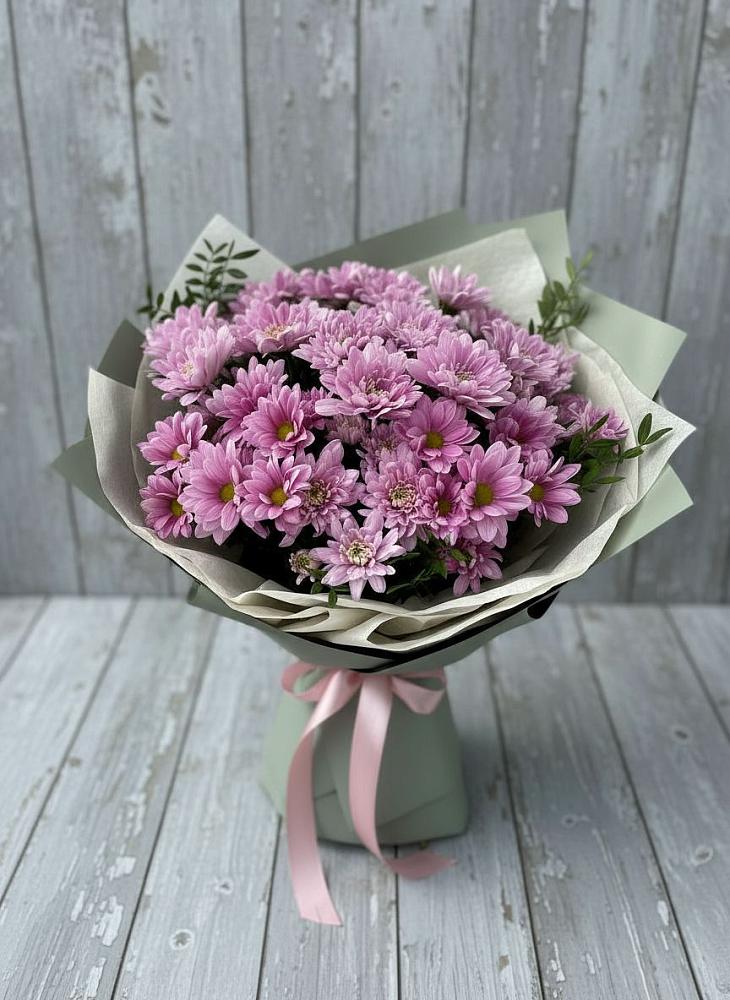 Букет цветов из: Хризантемы в Спасске Кемеровской области