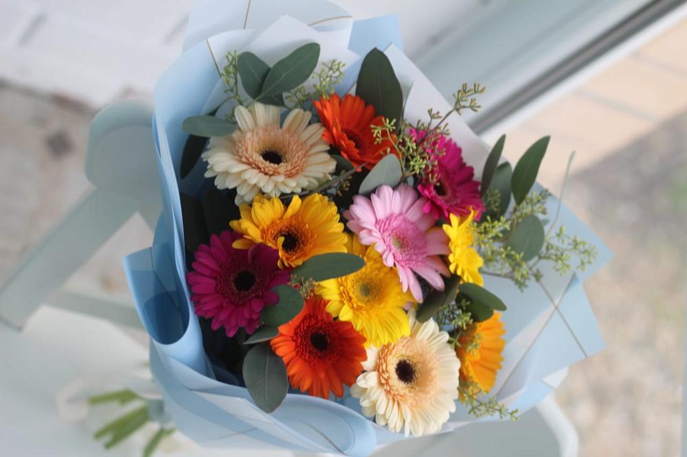 Букет цветов из: Герберы в Спасске Кемеровской области