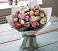 Букет цветов из: Розы, Лизиантусы и Гвоздики в Спасске Кемеровской области