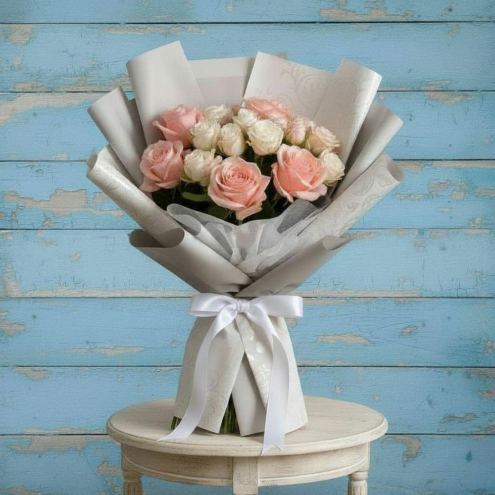 Букет цветов из: Розы в Спасске Кемеровской области