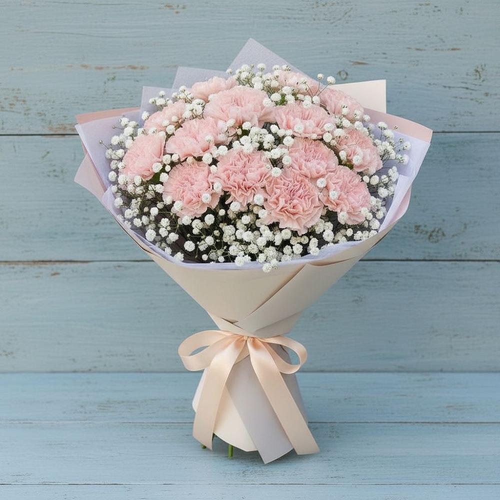 Букет цветов из: Гвоздики в Спасске Кемеровской области