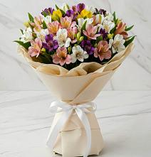 Букет цветов из:  Альстромерии в Спасске Кемеровской области