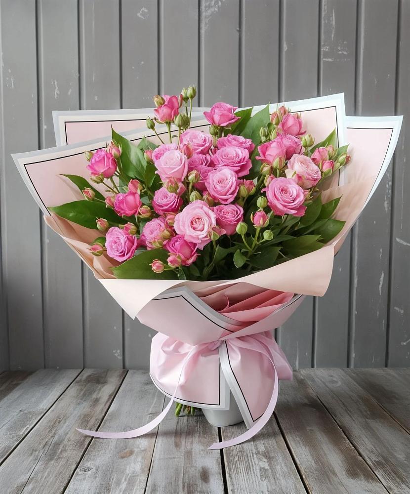 Букет Розовый кустик в Спасске Кемеровской области