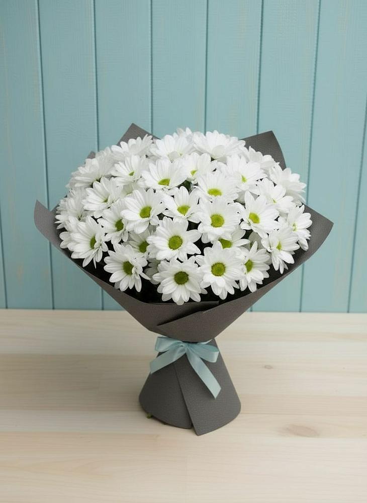 Букет цветов из: Хризантемы в Спасске Кемеровской области