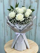 Букет цветов из:  Розы в Спасске Кемеровской области