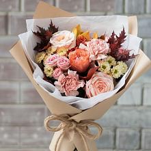 Букет цветов из:  Гвоздики, Хризантемы и Розы #REPLACE_PRED# Спасске Кемеровской области