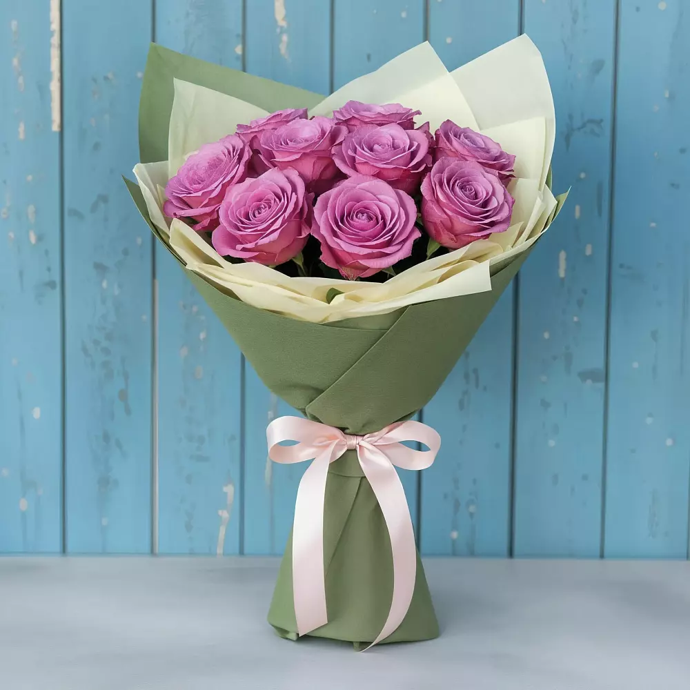 Букет Розы Фёрст Леди в Спасске Кемеровской области