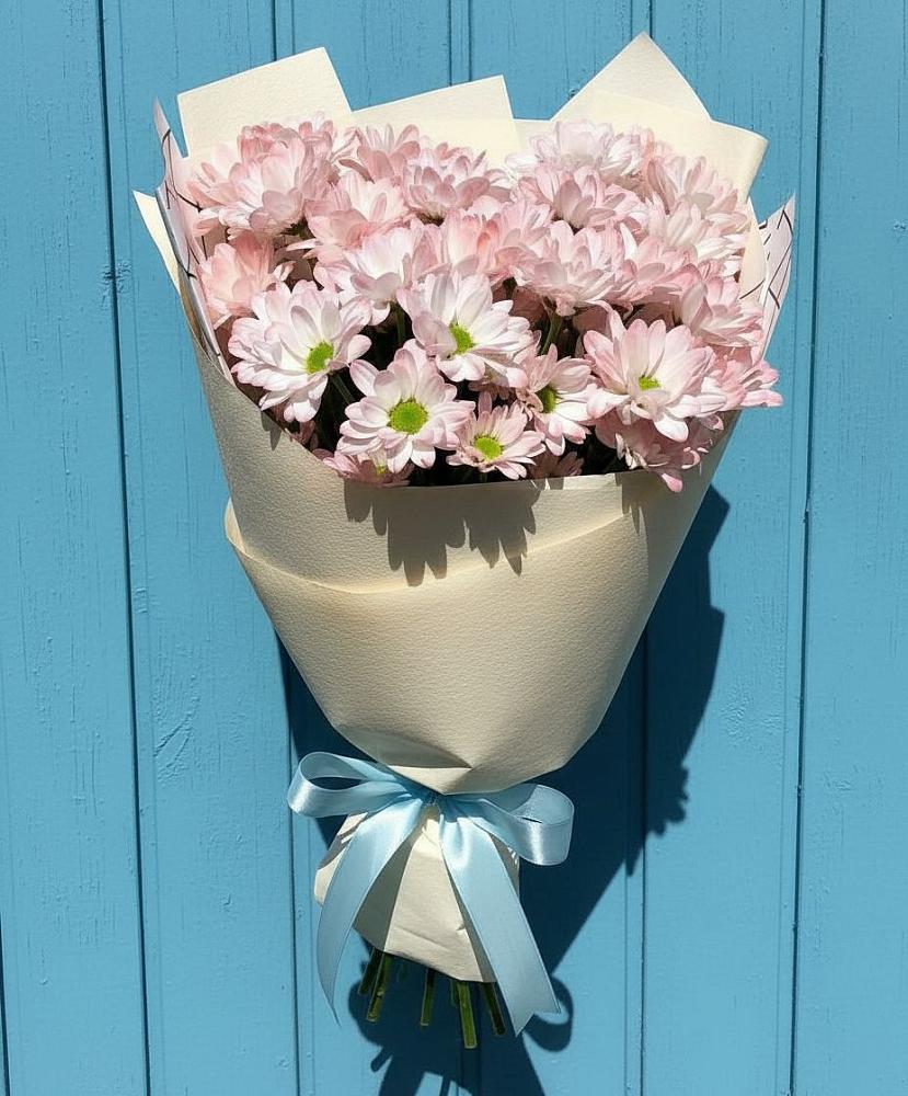 Букет цветов из: Хризантемы в Спасске Кемеровской области