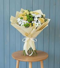 Букет цветов из:  Хризантемы и Розы #REPLACE_PRED# Спасске Кемеровской области