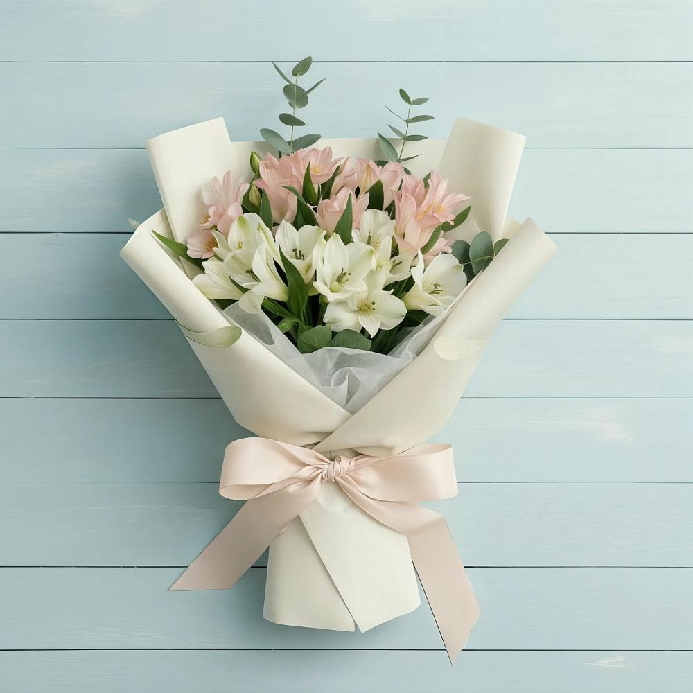 Букет цветов из: Альстромерии в Спасске Кемеровской области