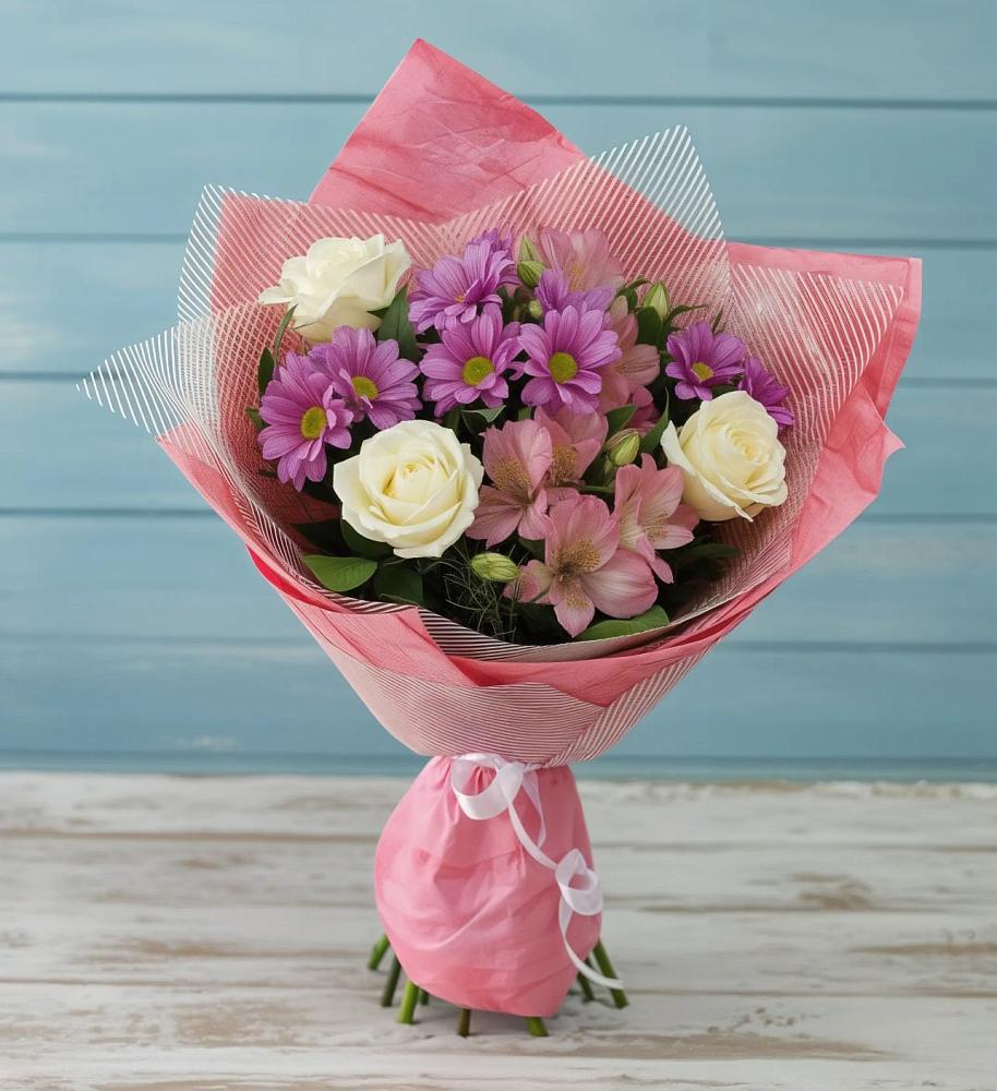 Букет цветов из: Герберы в Спасске Кемеровской области