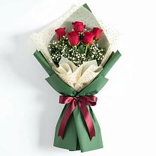 Букет цветов из:  Розы в Спасске Кемеровской области
